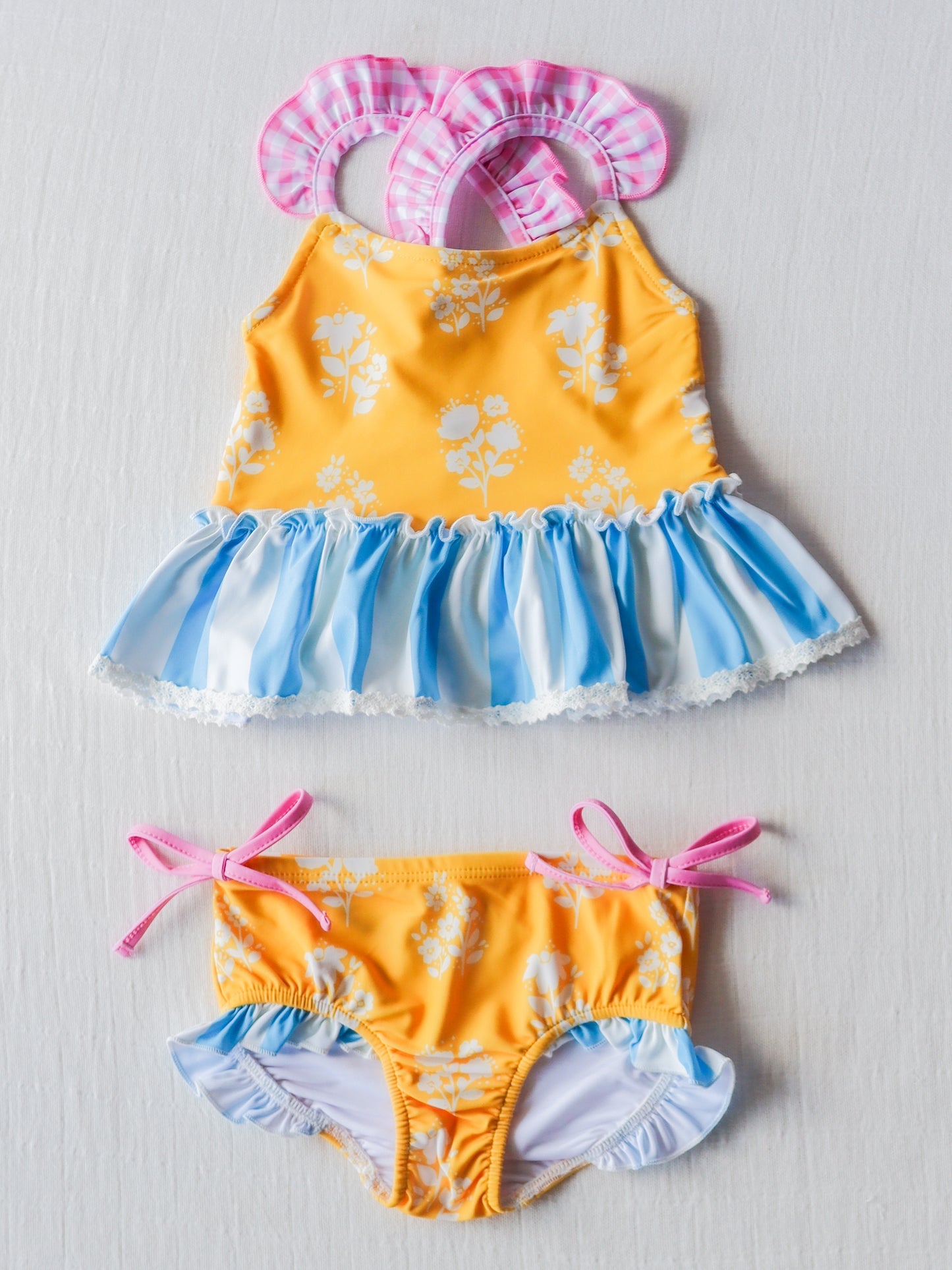 baby girls summer two pieces bathing suit