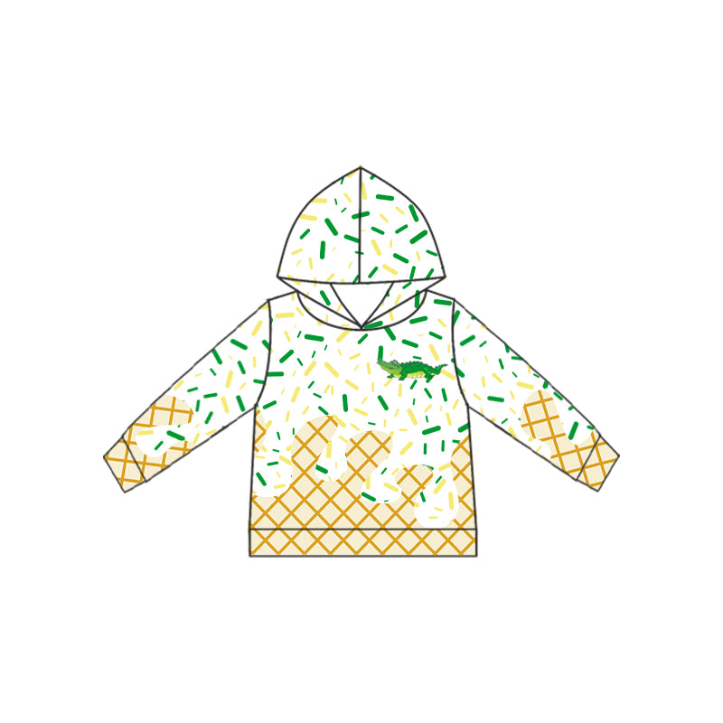 baby boy long sleeve custom team hoodie top