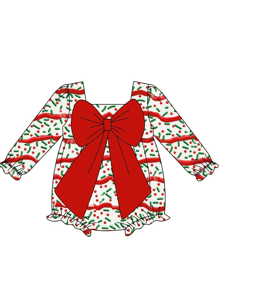 toddle baby girl Christmas romper