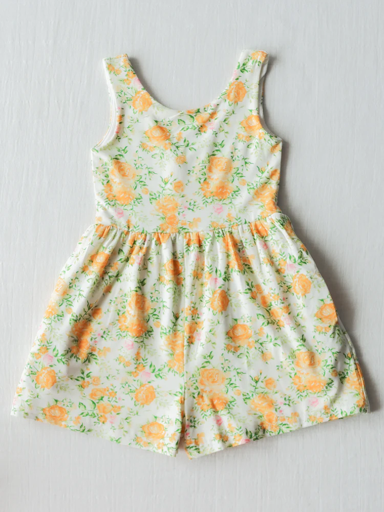toddle girls spring floral romper