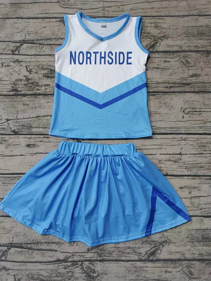 Baby girls custom team cheer outfit add shorts
