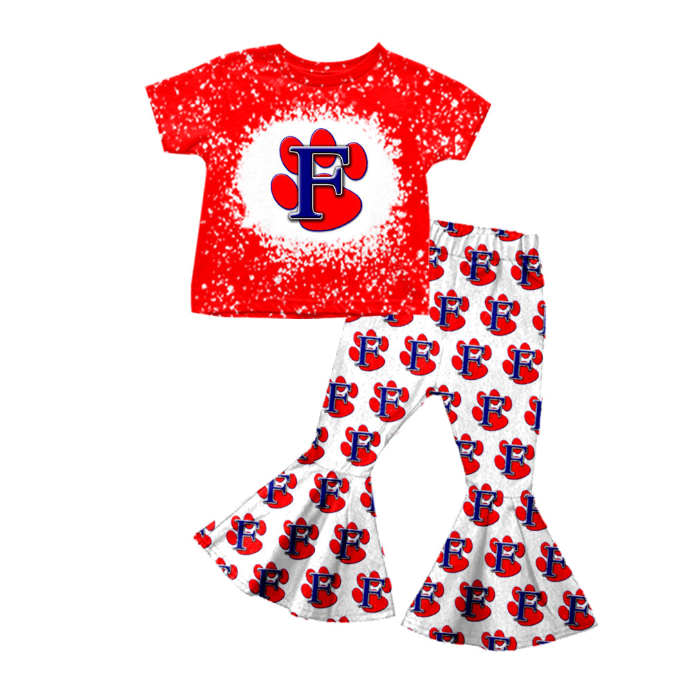 baby girls custom teams clothing set
