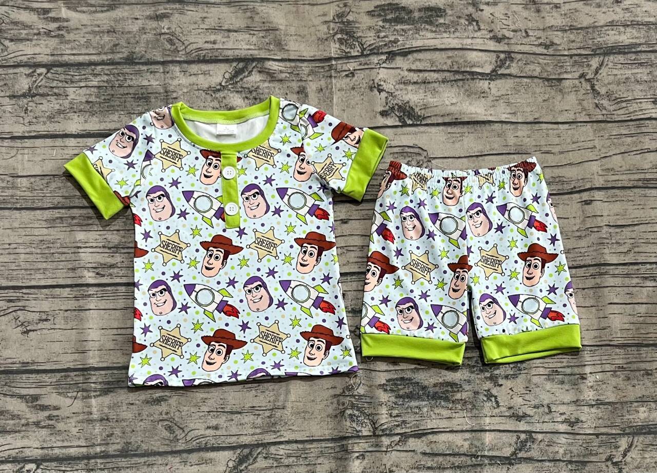 baby boy cartoon story design outfit