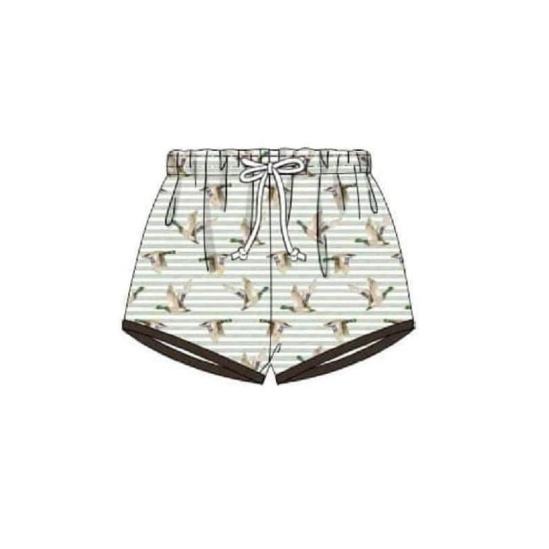 baby boy mallard duck summer shorts