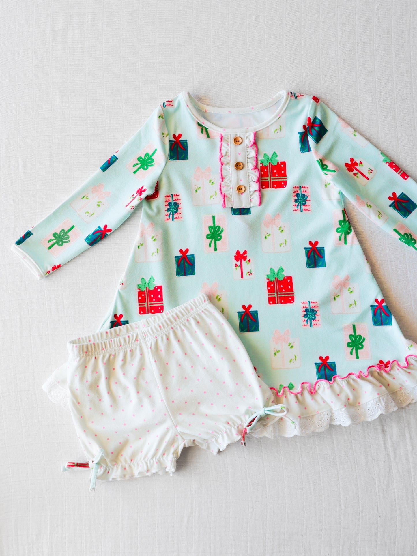 Infant baby kids Christmas fall winter clothing set