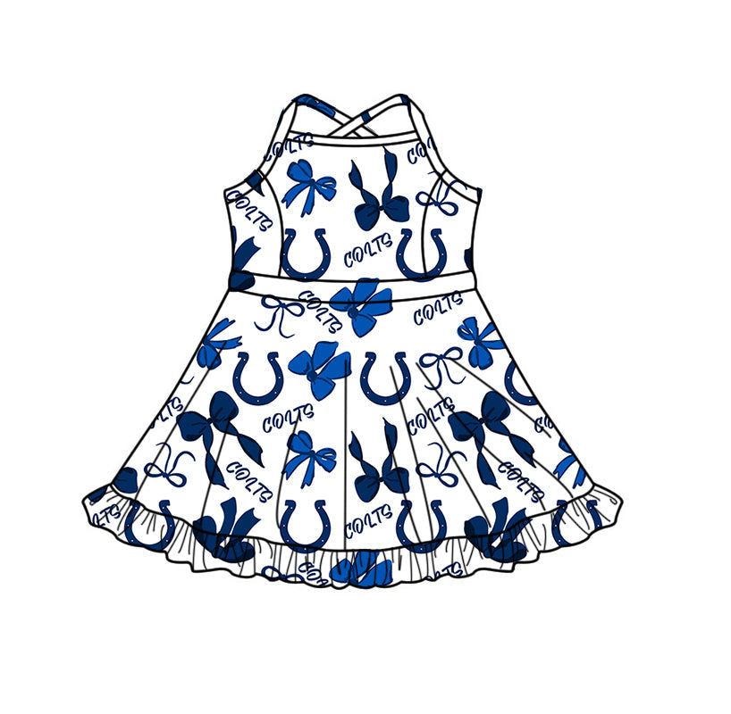 Toddle girls wholesale custom team design dress