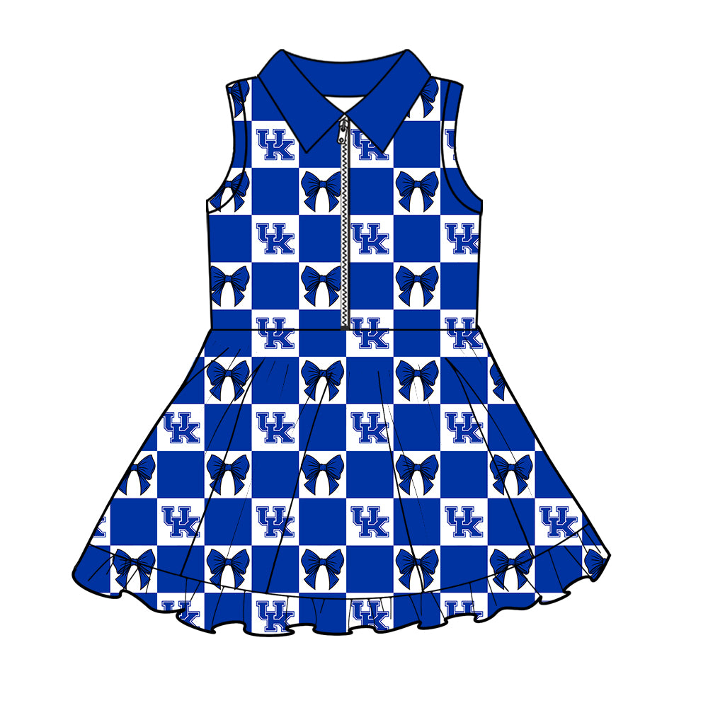 Toddle girls wholesale custom team design yoga dress