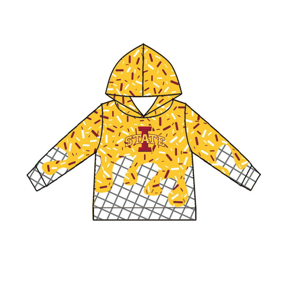 baby boy custom team design hoodie top