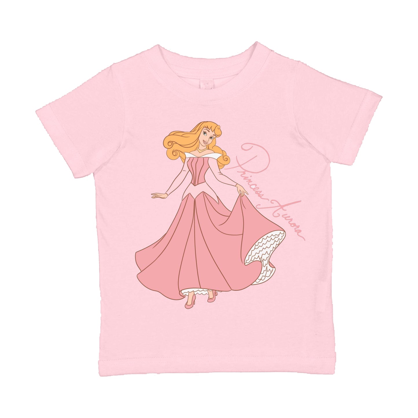 Kids short sleeve princess shirt