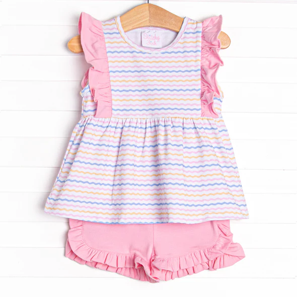 Baby girl summer beach style outfit