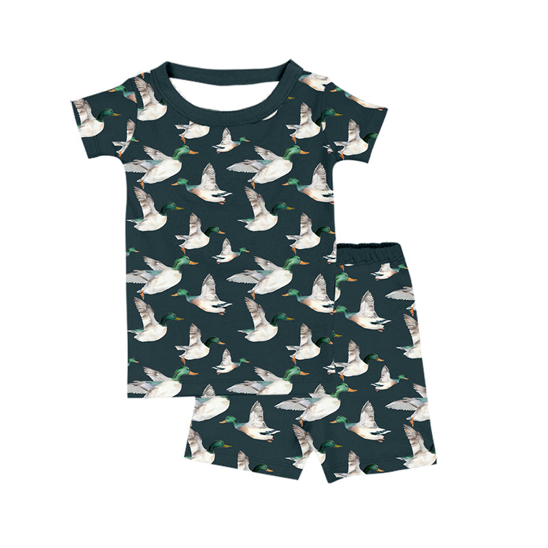 toddle baby boy mallard duck shorts outfit