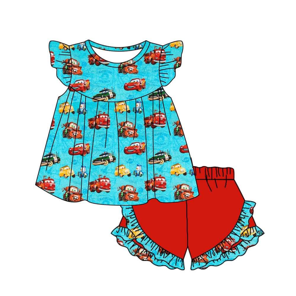 infant baby gril cartoon outfit,