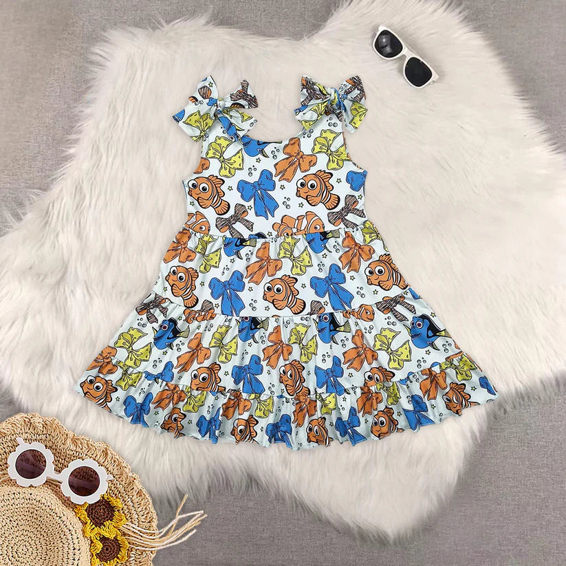 infant baby boy cartoon fish turtle outfit