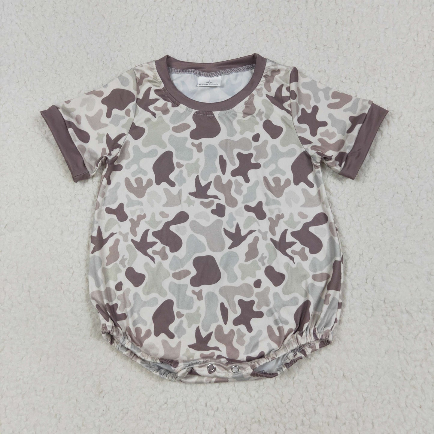 Baby boy short sleeve mallard duck camo t-shirt