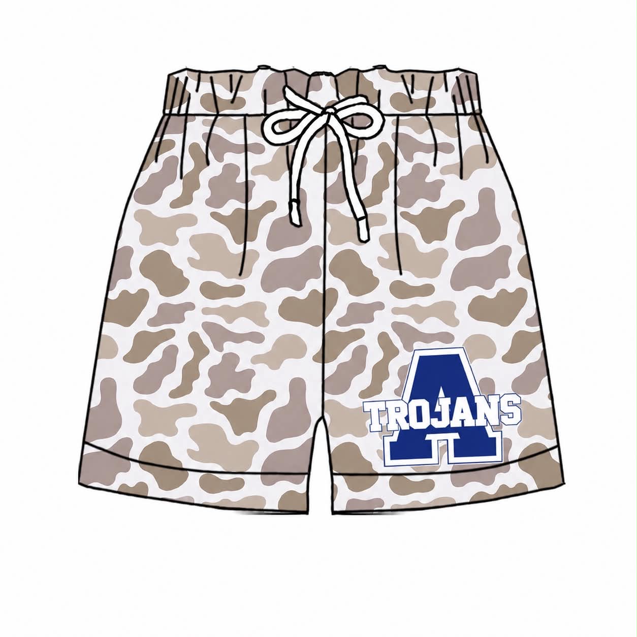 Custom Team Design Mama and Me summer Shorts girl collegiate shorts