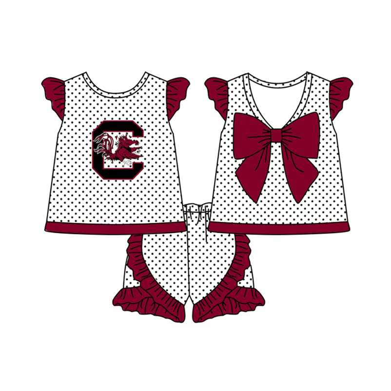 baby girl team design outfit