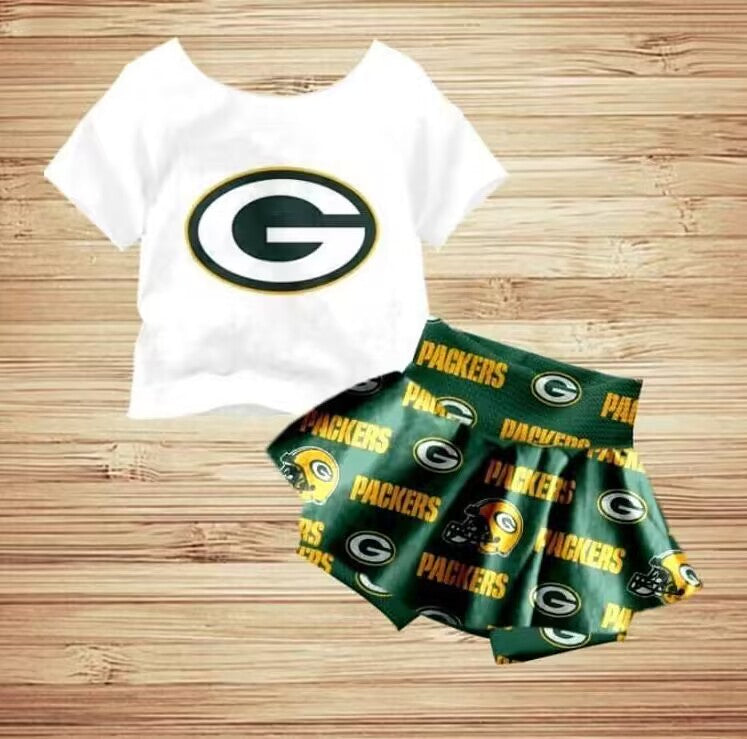 baby girl team design outfit