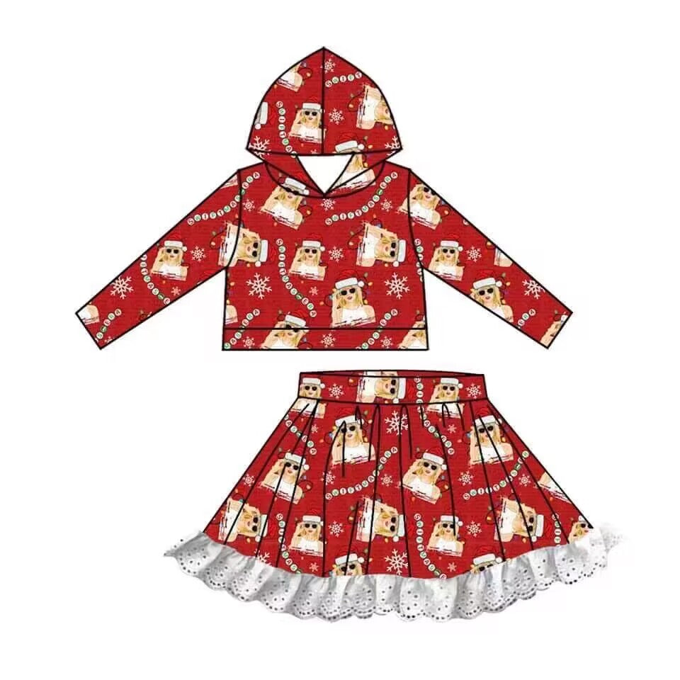 baby girl Christmas swiftie outfit