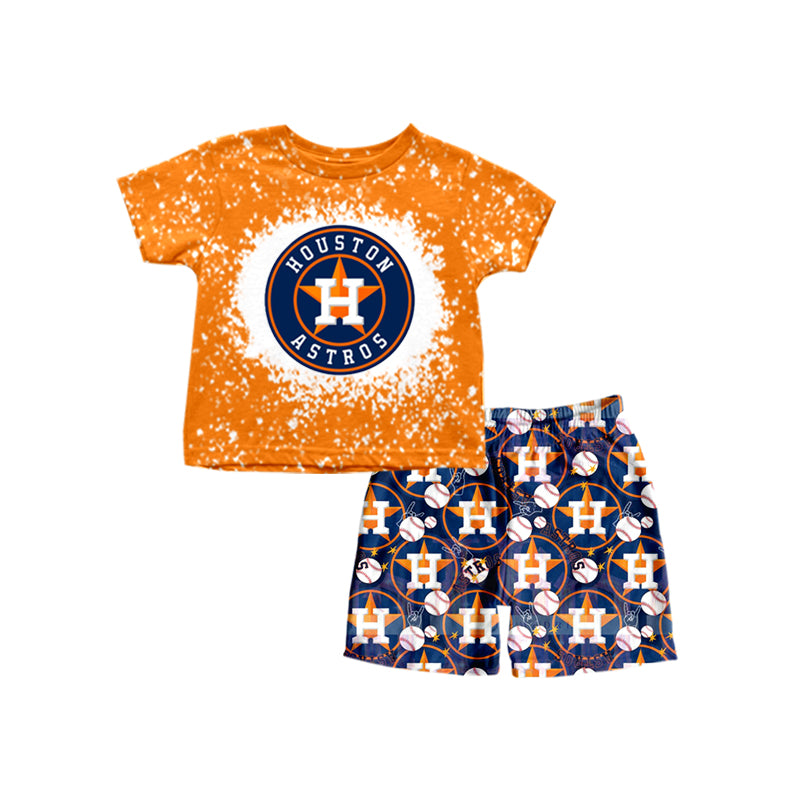 baby boy team design summer shorts outfi