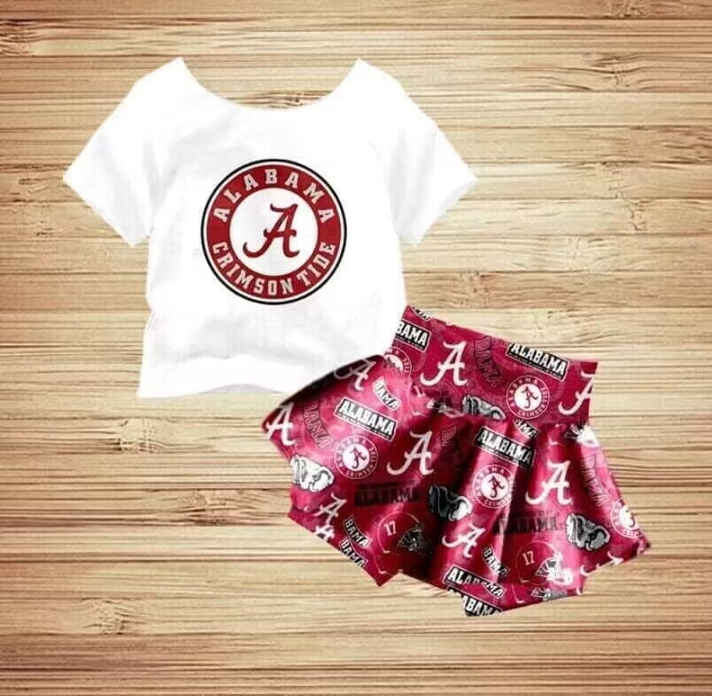 baby girl team design outfit