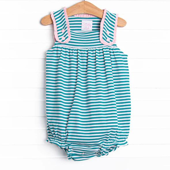 toddle baby girl stripes design summer romper