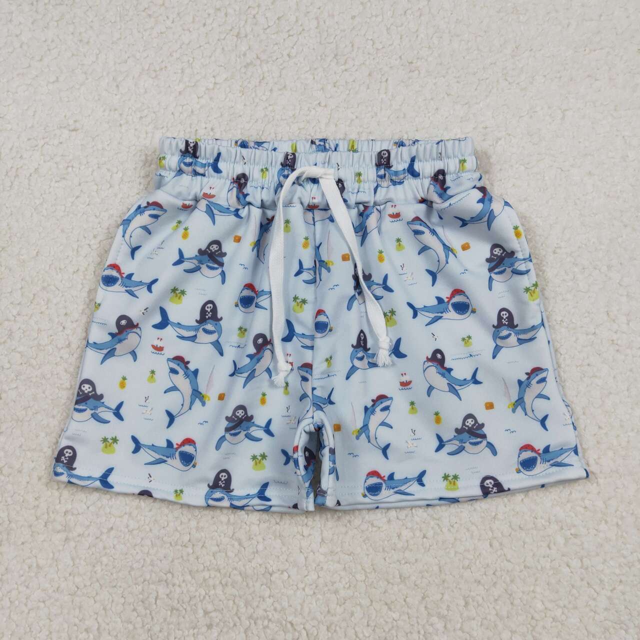 Baby boy beach style summer swim trunks