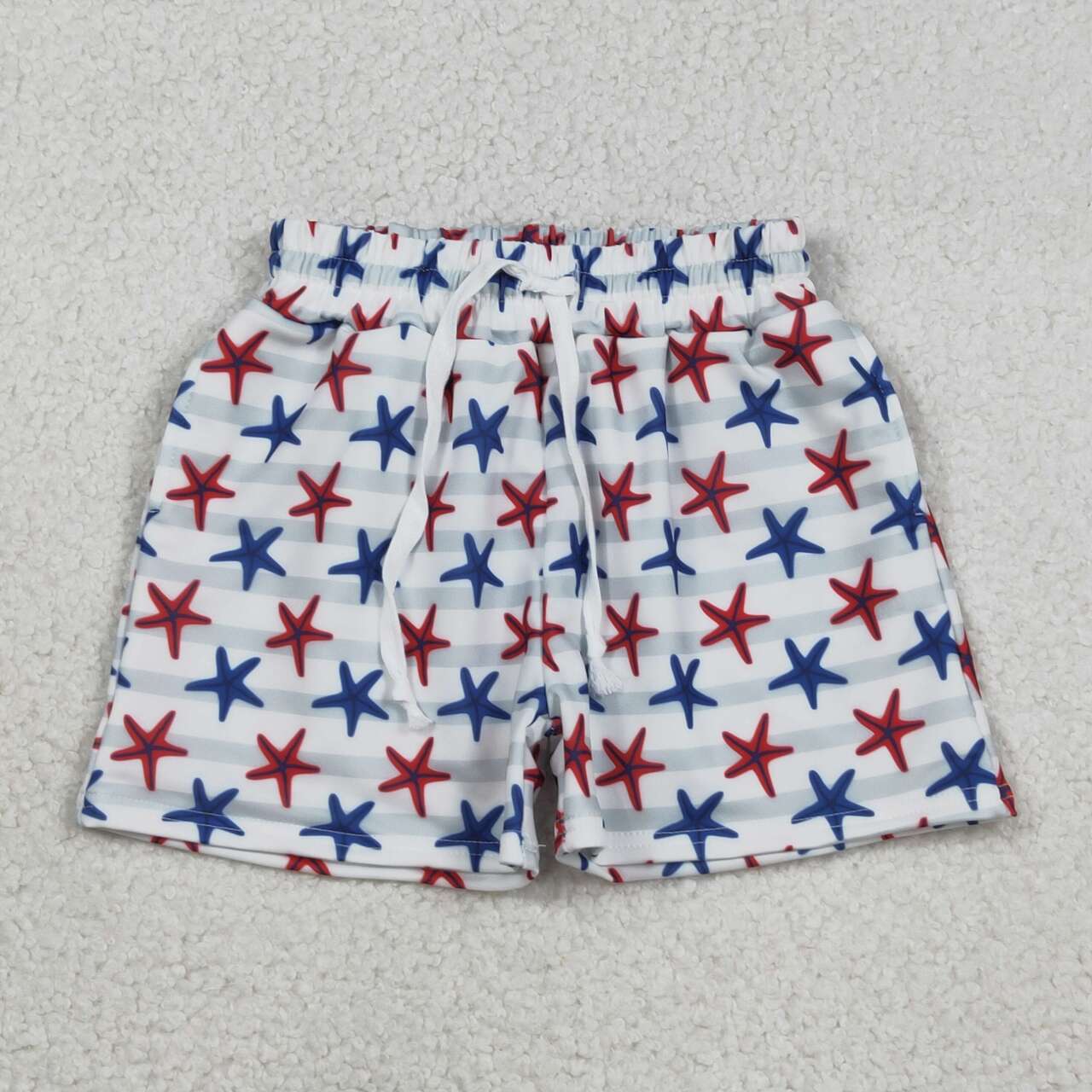 Baby boy july 4th summer swim trunks