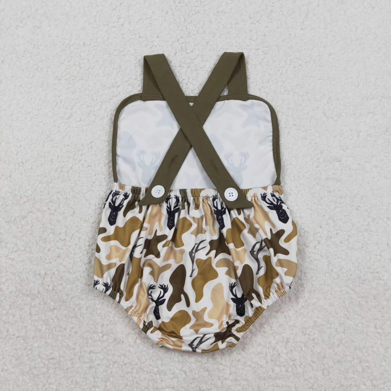 Deer camo design summer romper