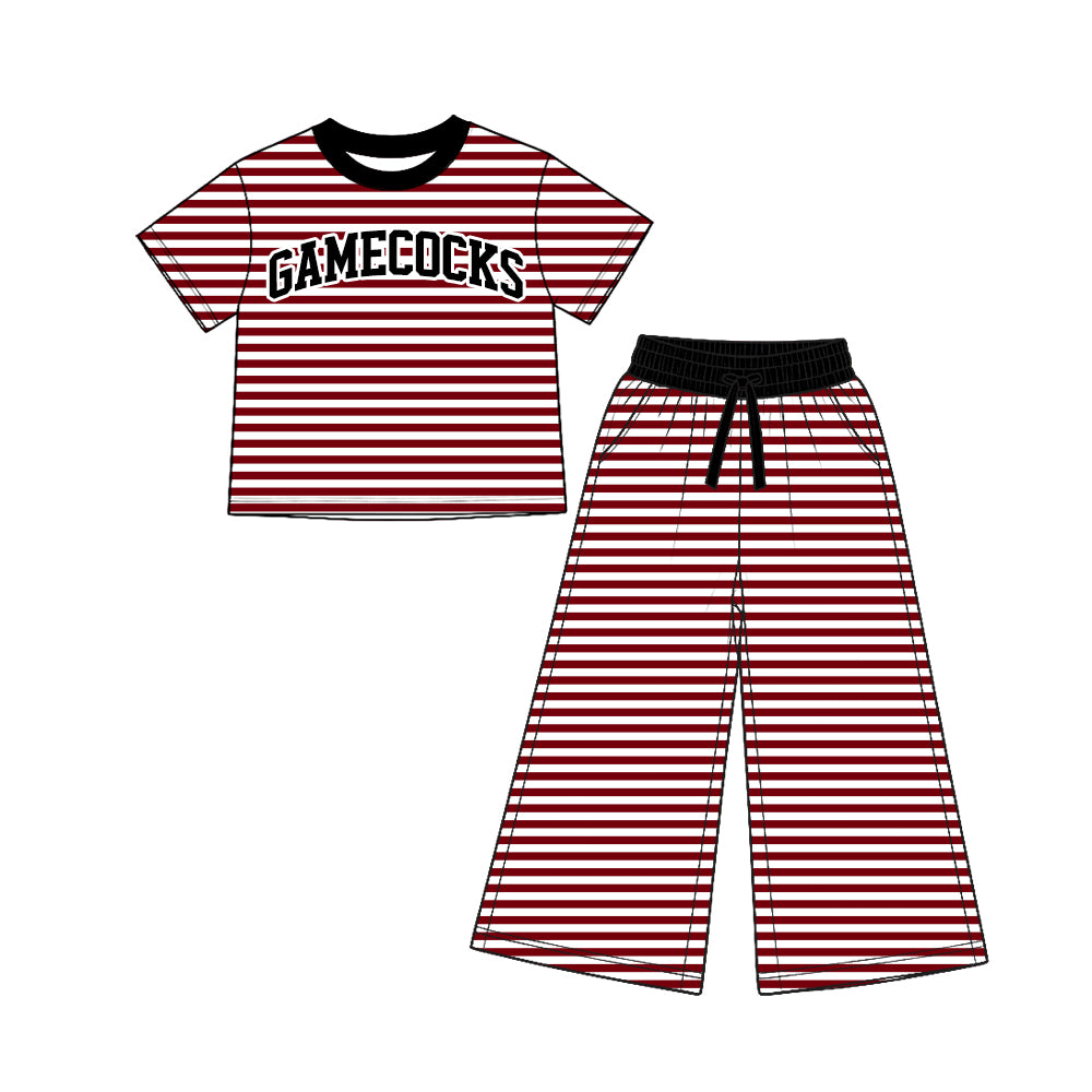 Kids long sleeve custom gamecocks team casual wear outfit wholesal factory price
