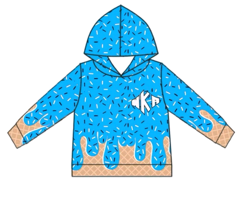 baby boy long sleeve team hoodie top