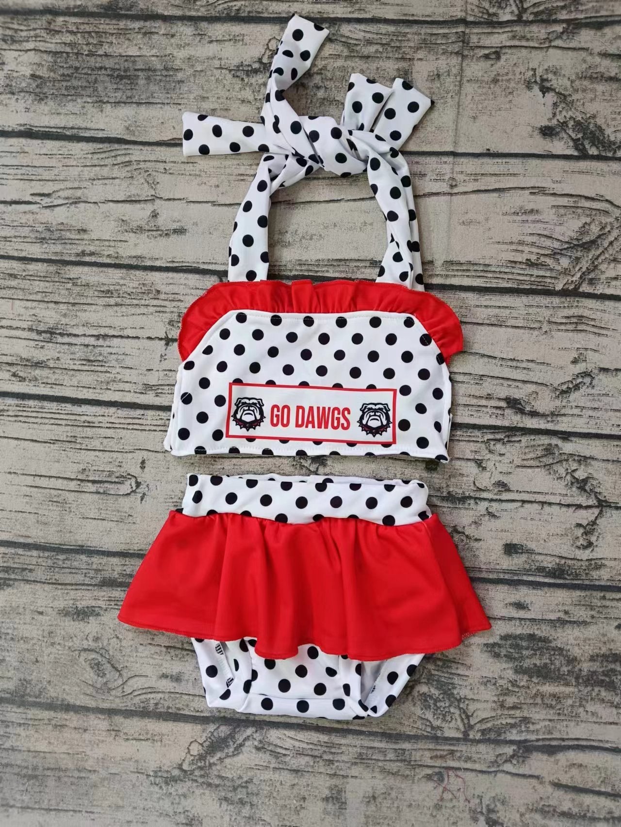 baby girls two pieces team design summer bathing suit