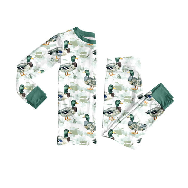 Toddle kids mallard duck design pajama set outfit