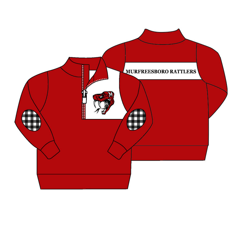 baby boy custom team long sleeve pullover