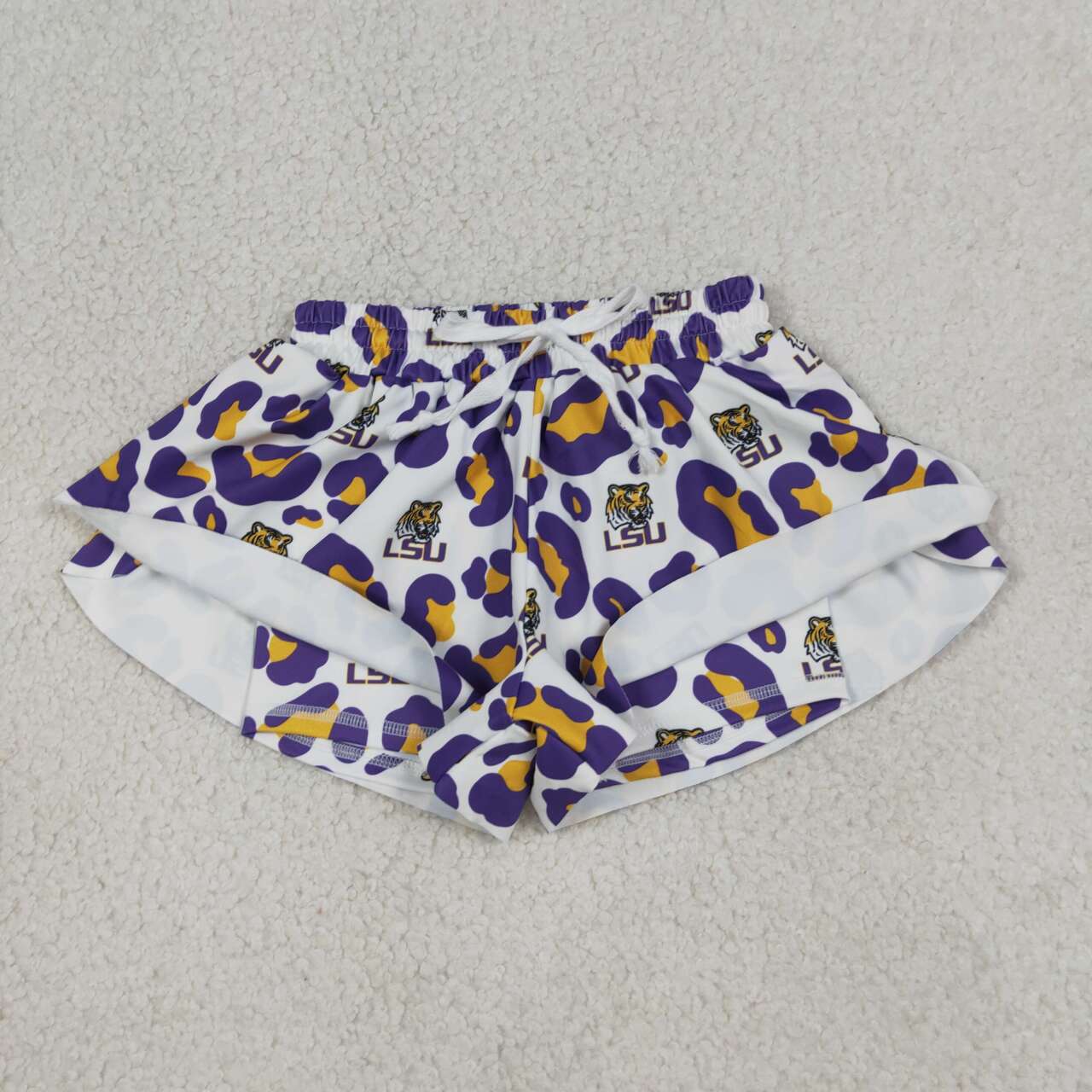 Toddle baby girls lsu team summer yoga shorts