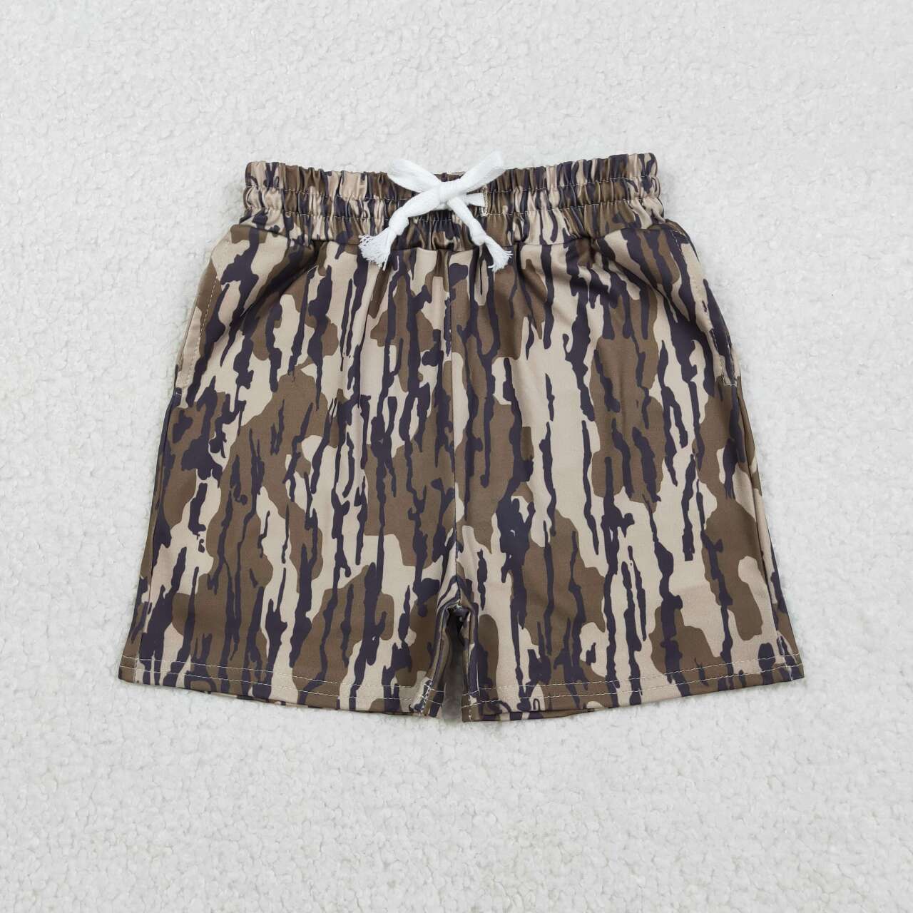 baby boy green camo shorts
