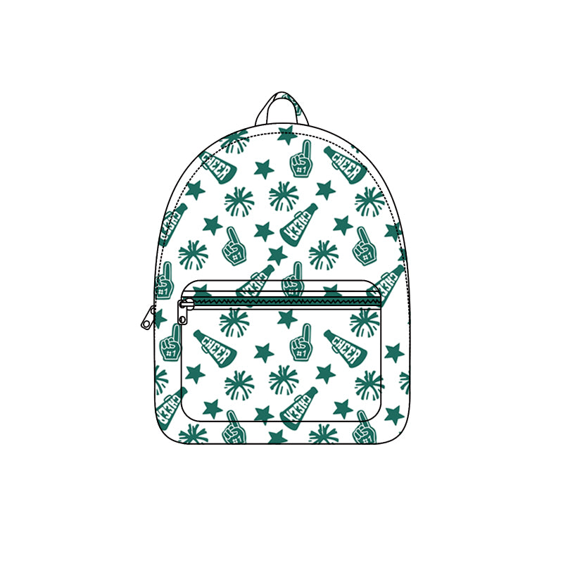 Green cheer design kids baby backpack preorder