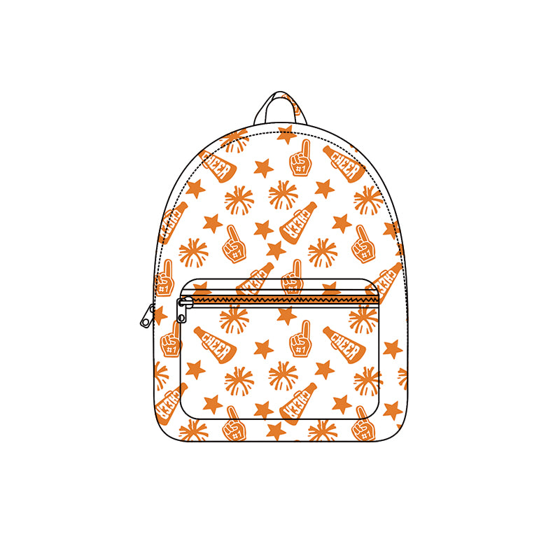 Yellow cheer design kids baby backpack preorder