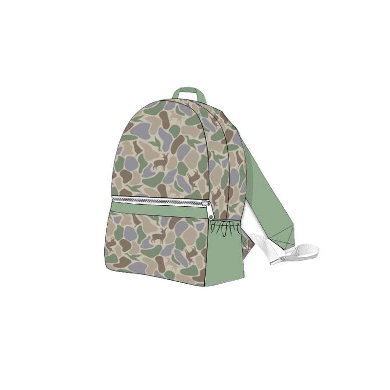 Deer duck camo design kids baby backpack preorder
