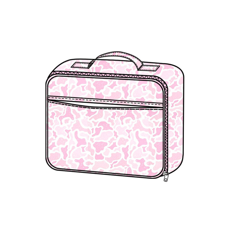 Pink camo design lunch box bag preorder
