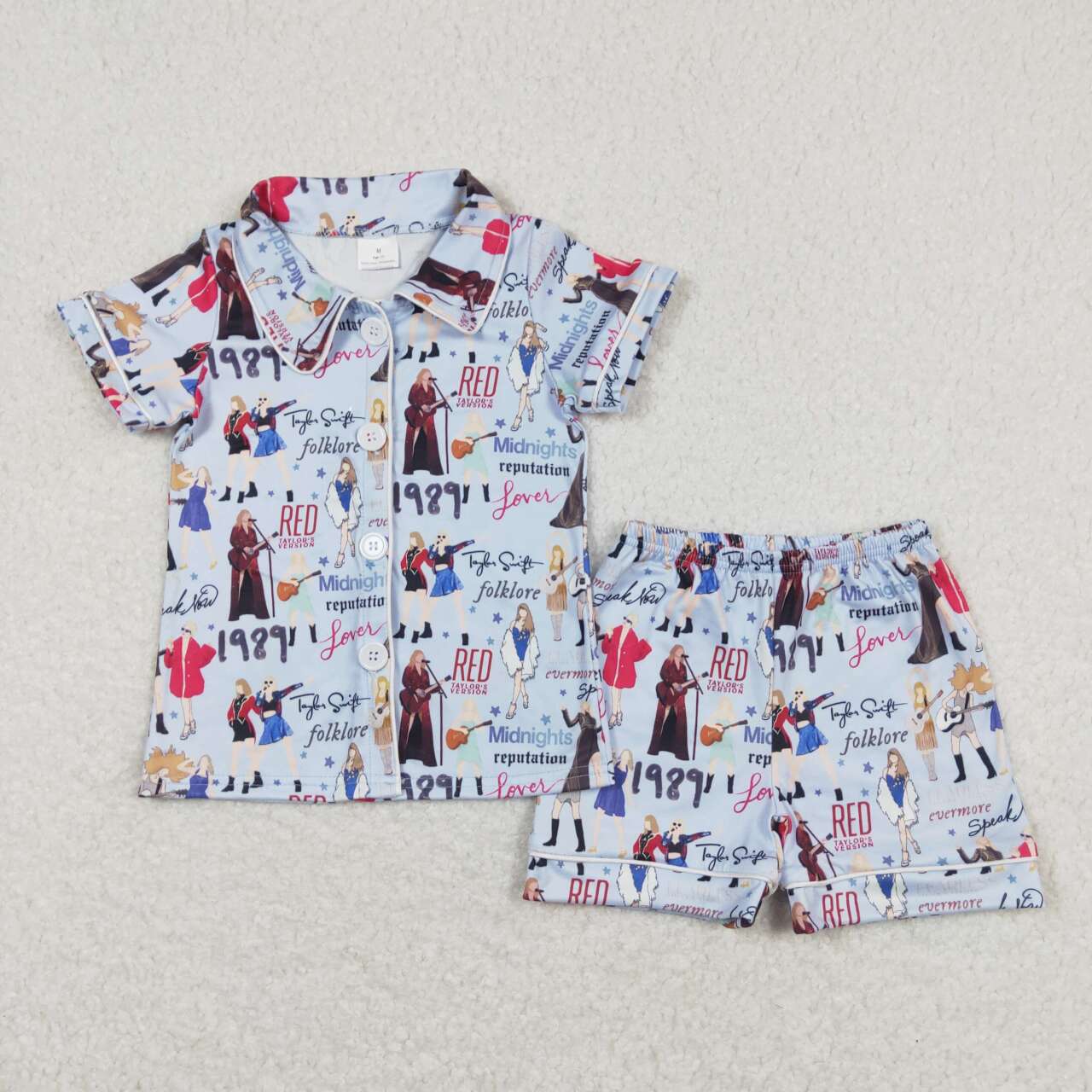 country music girls button down pajama set