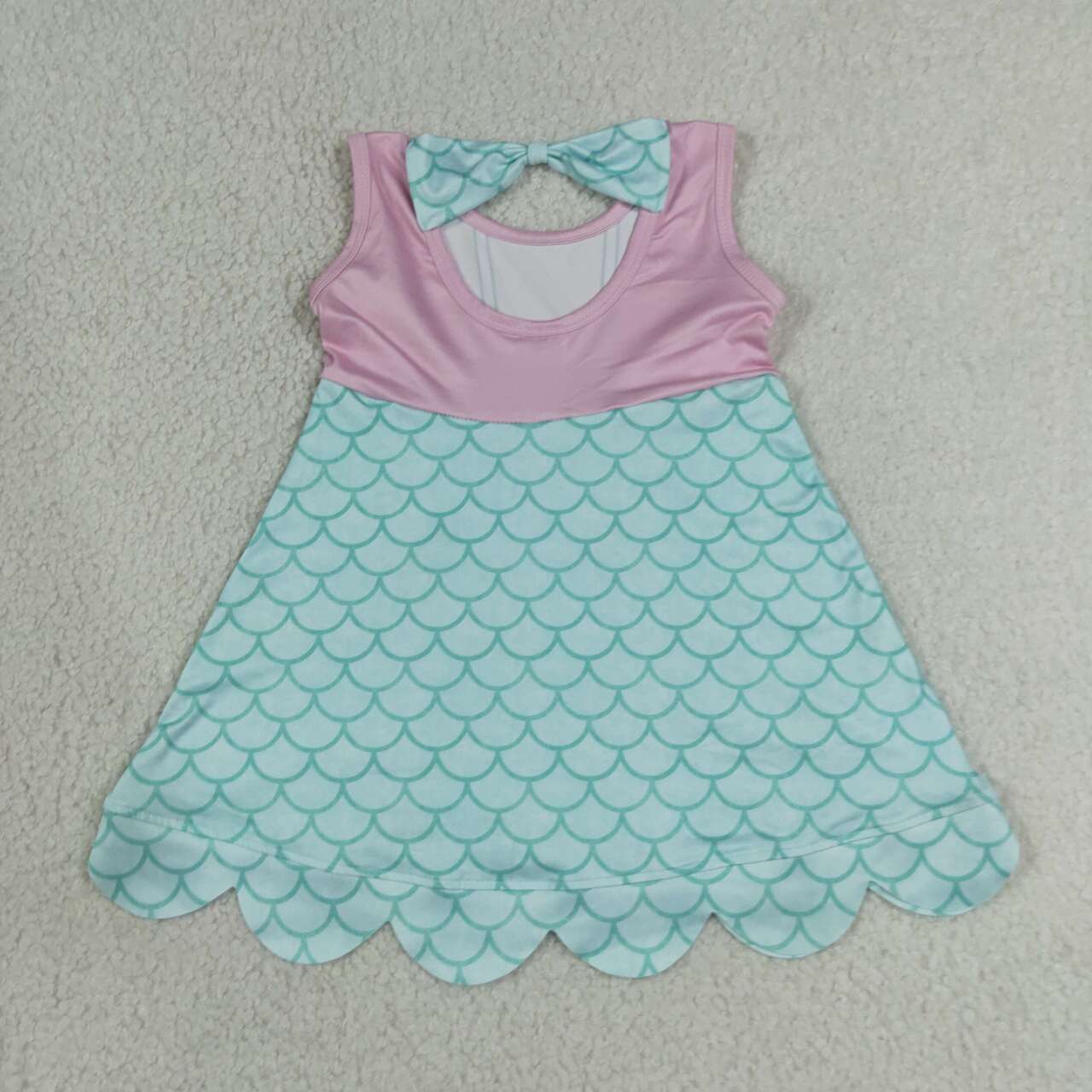 Baby girls mermaid cartoon dress