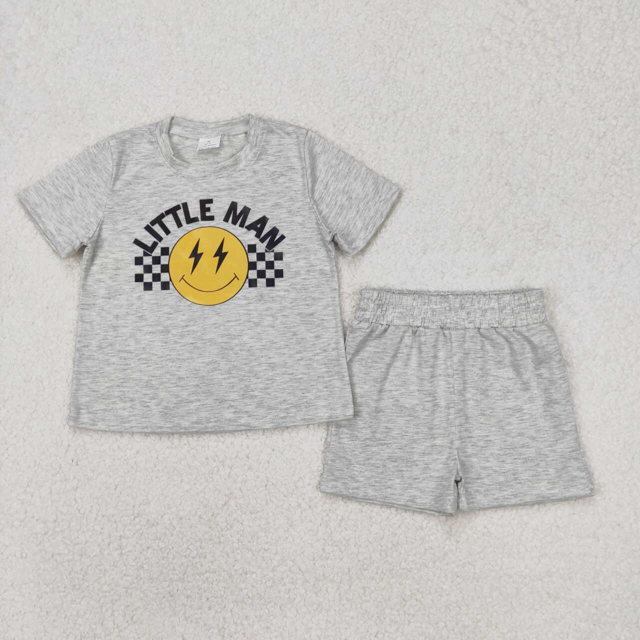 Little man summer fashion vinyl clothes