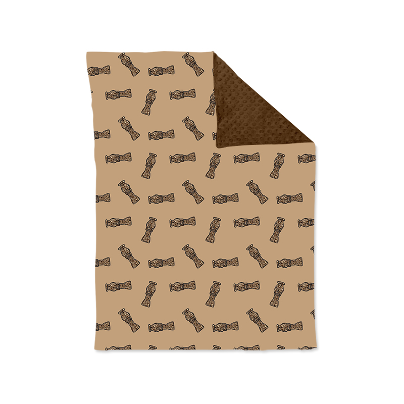 Toddle baby boy duck call brown blanket preorder