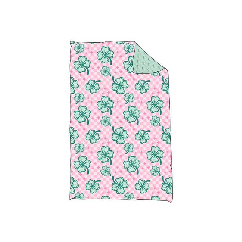 Saint Patrick's Day lucky charm kids blanket preorder