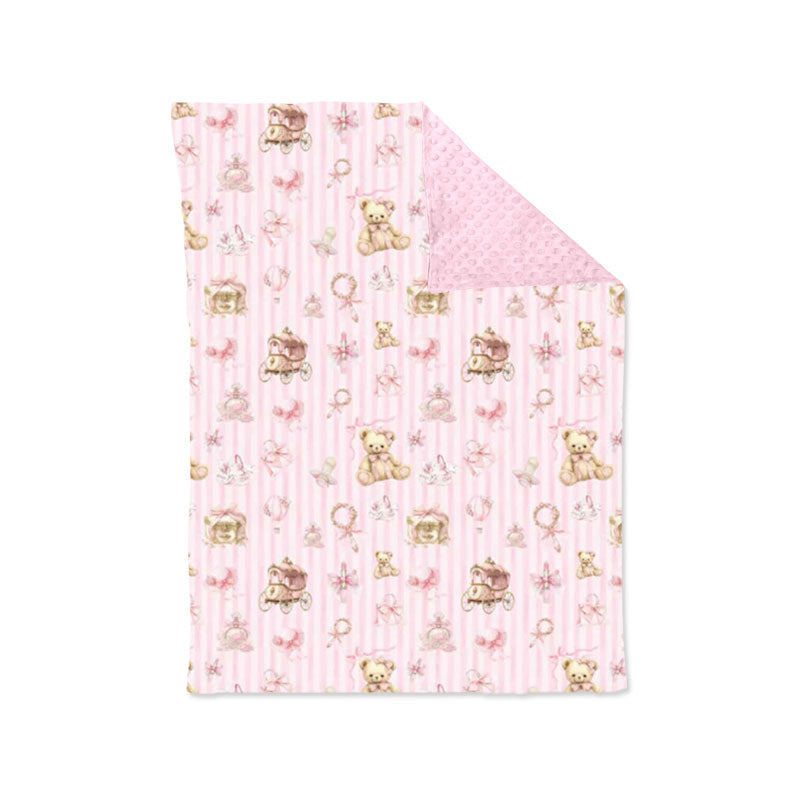 toddle kids bear print soft blanket preorder