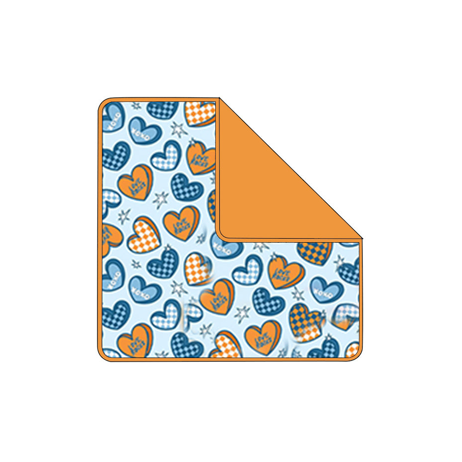 toddle kids Valentines heart soft blanket preorder