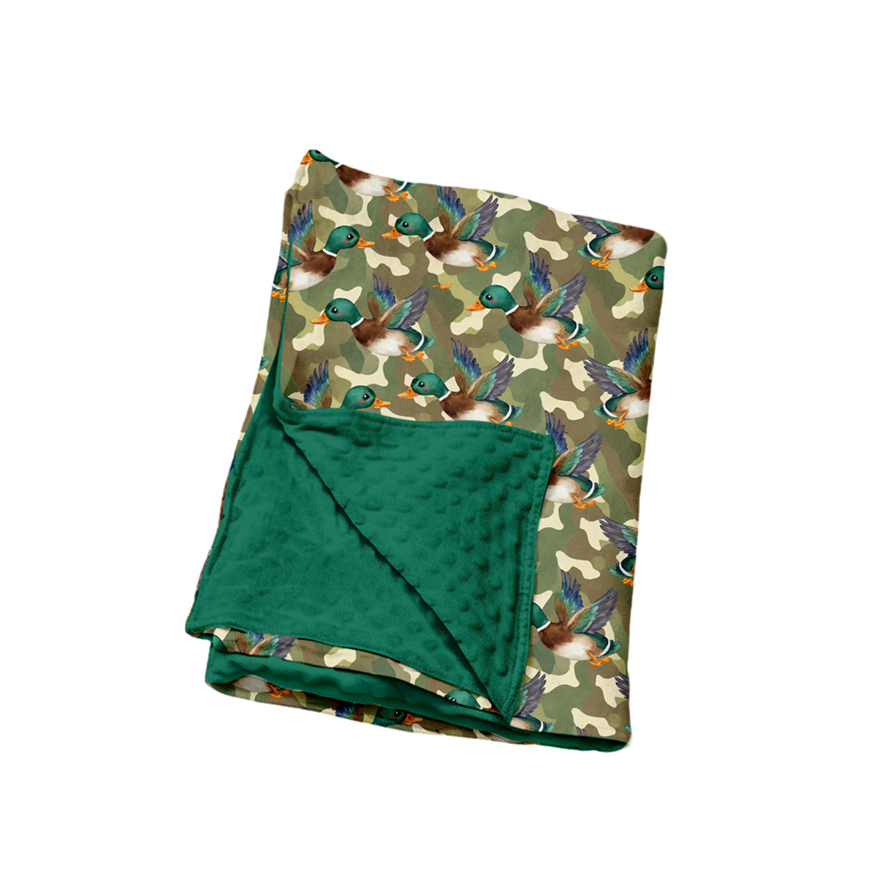 Toddle kids mallard duck design soft blanket