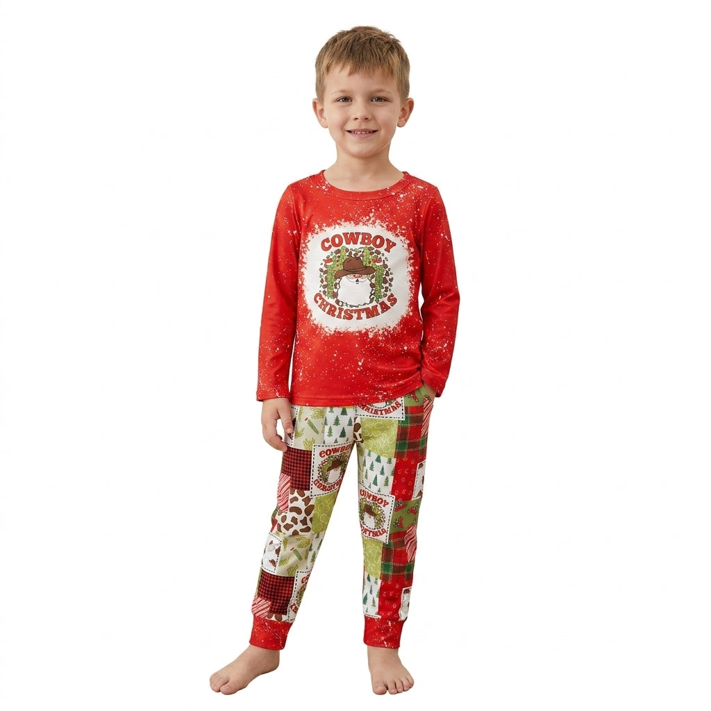 cowboy Christmas baby boy western clothes set