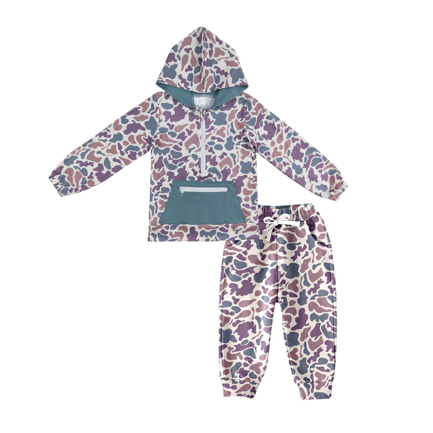 Toddle baby boy fall season camo outfit preorder