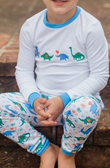 Wholesale boy dinosaur boutique clothing set preorder